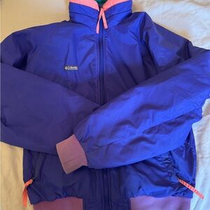 Columbia Purple Jacket with Pink Accents